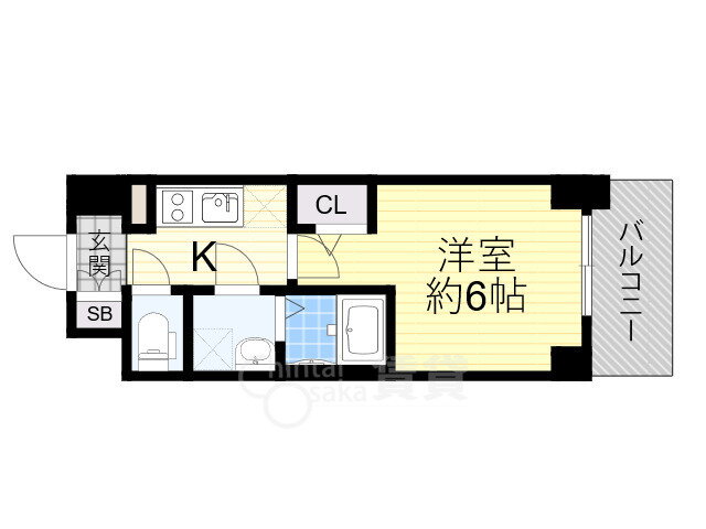 大阪府大阪市東淀川区東淡路４ 淡路駅 1K マンション 賃貸物件詳細