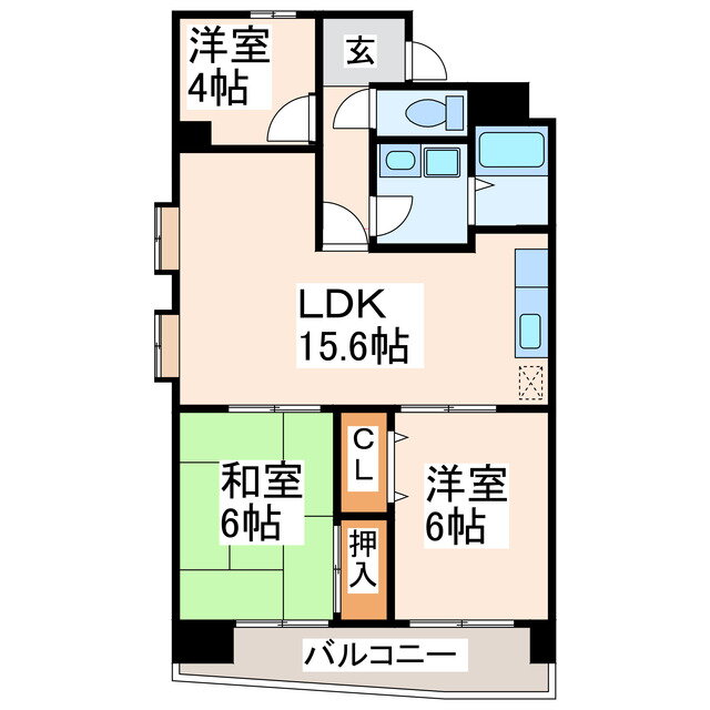 熊本県熊本市西区春日２ 3LDK マンション 賃貸物件詳細