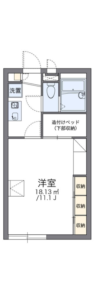 埼玉県鴻巣市逆川１ 鴻巣駅 1K アパート 賃貸物件詳細