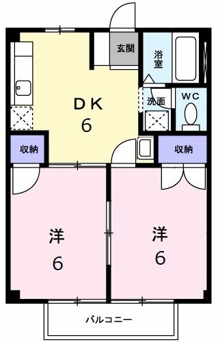 兵庫県神戸市西区宮下２ 明石駅 2DK アパート 賃貸物件詳細