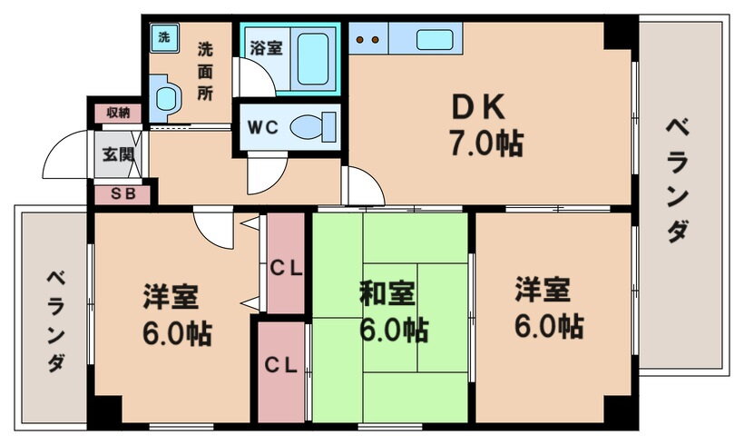 大阪府大阪市住吉区我孫子東１ あびこ駅 3LDK マンション 賃貸物件詳細