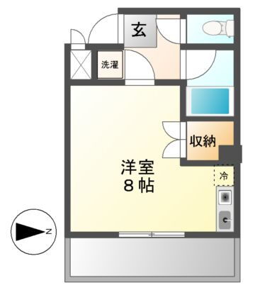 セントラルハイツ金山 5階 ワンルーム 賃貸物件詳細