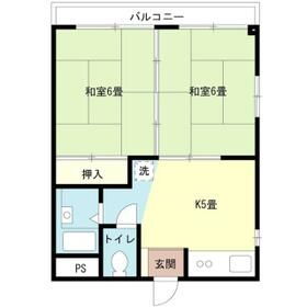 埼玉県川口市芝西１ 蕨駅 2K マンション 賃貸物件詳細