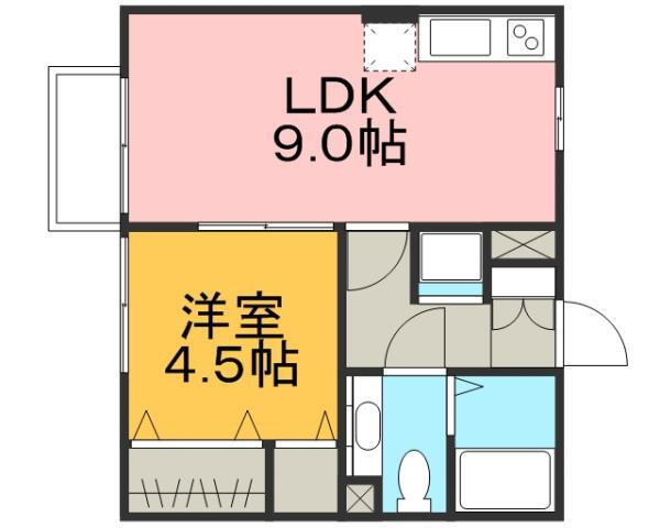 佐賀県鳥栖市本町２ 鳥栖駅 1LDK アパート 賃貸物件詳細