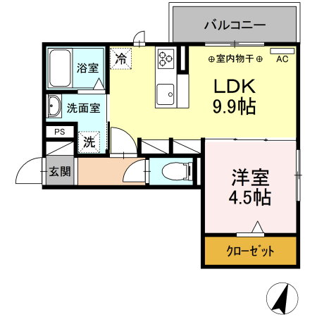 Ｍａｉｓｏｎ．Ｃｈｏｓｅｉ（メゾンチョウセイ） 2階 1LDK 賃貸物件詳細