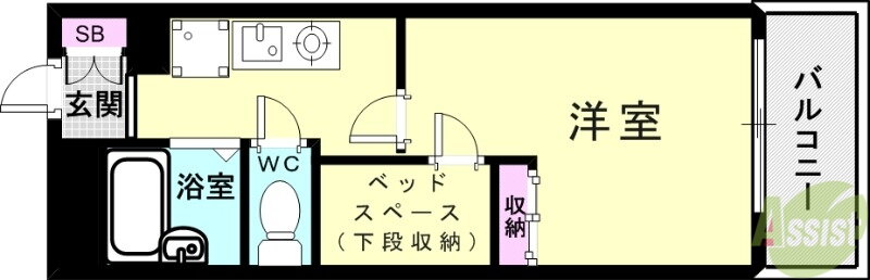 兵庫県神戸市西区北別府１ 伊川谷駅 1K アパート 賃貸物件詳細