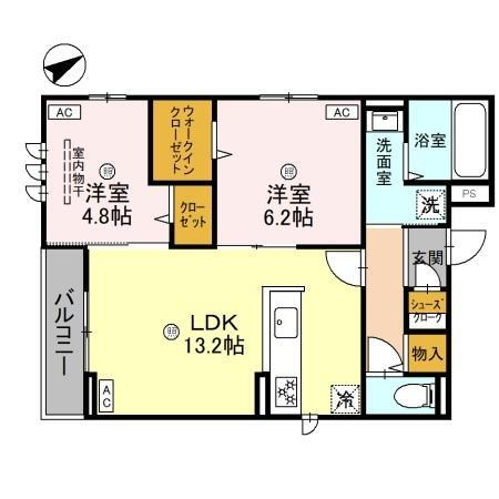 大阪府堺市西区浜寺諏訪森町中２ 諏訪ノ森駅 2LDK アパート 賃貸物件詳細