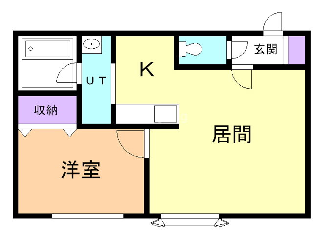 北海道旭川市永山六条１ 1LDK アパート 賃貸物件詳細