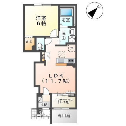 ＮＥＸＵＳＩＩ 1階 1LDK 賃貸物件詳細