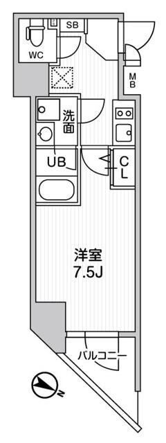 東京都品川区北品川２ 新馬場駅 1K マンション 賃貸物件詳細