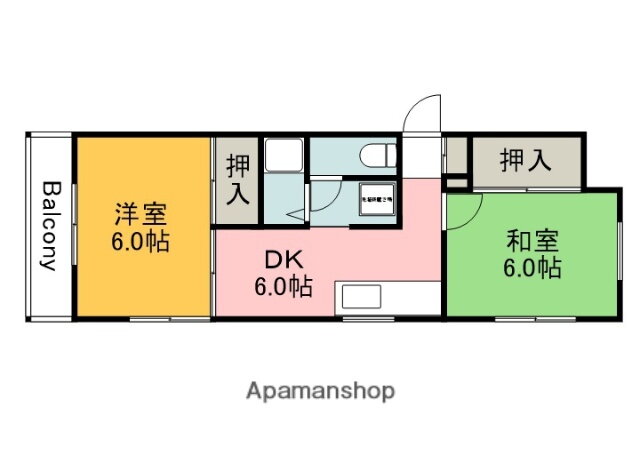 広島県広島市西区庚午中３ 古江駅 2DK マンション 賃貸物件詳細
