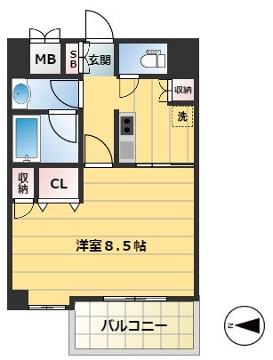 東京都江戸川区東葛西６ 葛西駅 1K マンション 賃貸物件詳細