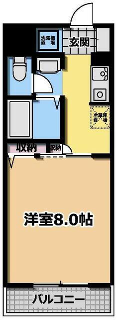 東京都日野市程久保８ 多摩動物公園駅 1K マンション 賃貸物件詳細