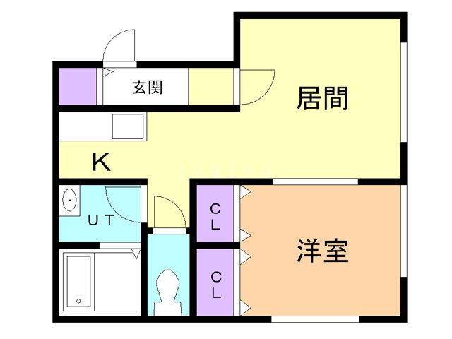 北海道苫小牧市拓勇東町１ 1LDK アパート 賃貸物件詳細