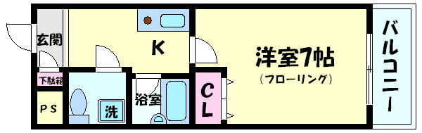 大阪府高槻市高槻町 高槻駅 1K マンション 賃貸物件詳細