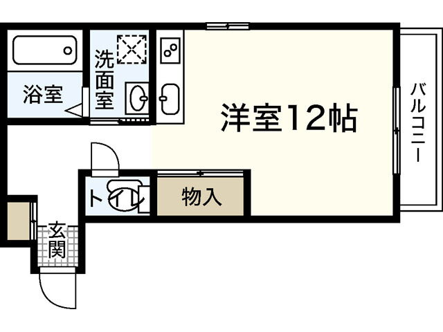 広島県広島市中区吉島町 舟入幸町駅 ワンルーム アパート 賃貸物件詳細