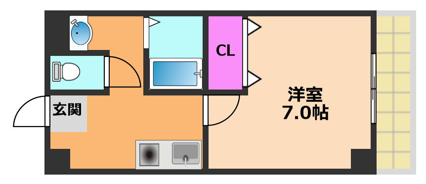 大阪府高槻市高槻町 高槻市駅 1K マンション 賃貸物件詳細