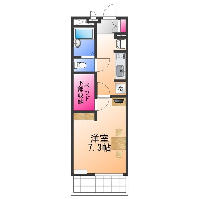 大阪府泉佐野市大西２ りんくうタウン駅 1K マンション 賃貸物件詳細