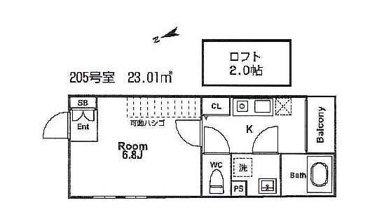 Ｃａｓｃａｄｅ　ｍｉｎｏｈ 2階 1K 賃貸物件詳細
