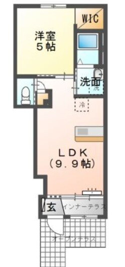 ｆｉｏｒｅ 2階 1LDK 賃貸物件詳細
