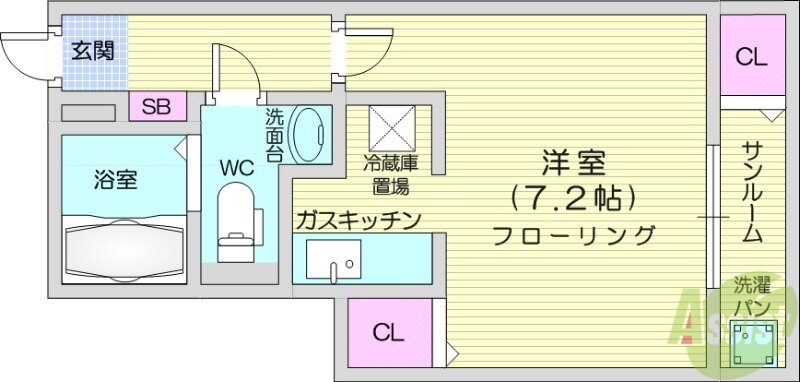 宮城県仙台市泉区長命ケ丘３ 北山駅 1K アパート 賃貸物件詳細