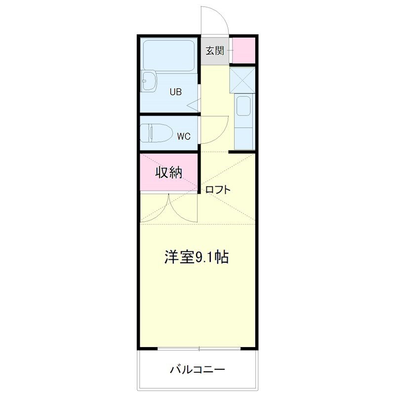 静岡県藤枝市前島２ 藤枝駅 1K アパート 賃貸物件詳細