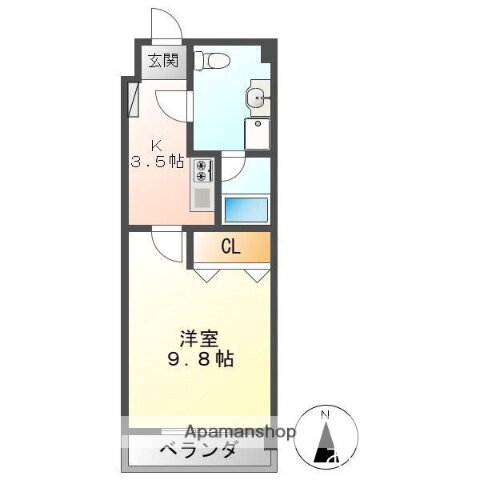 愛知県豊田市渡刈町 末野原駅 1K マンション 賃貸物件詳細