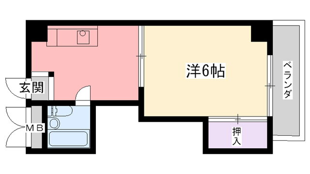 兵庫県西宮市江上町 西宮駅 1K マンション 賃貸物件詳細