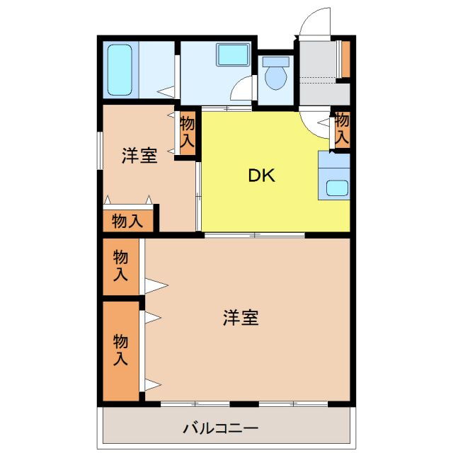 愛知県名古屋市名東区勢子坊１ 上社駅 2DK マンション 賃貸物件詳細