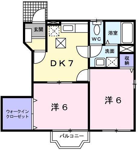 兵庫県姫路市北夢前台２ 余部駅 2DK アパート 賃貸物件詳細