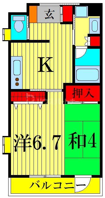 さくら弐番館 2階 2K 賃貸物件詳細