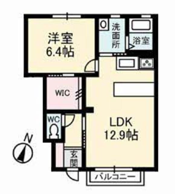鳥取県鳥取市岩倉 1LDK アパート 賃貸物件詳細