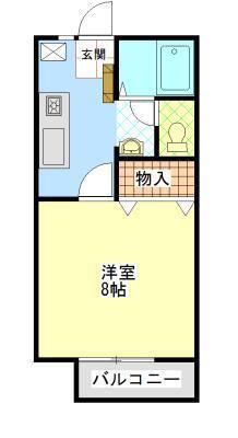 広島県福山市東川口町３ 福山駅 1K アパート 賃貸物件詳細