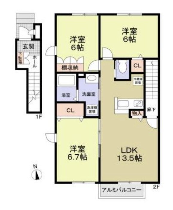 東京都三鷹市上連雀８ 三鷹駅 3LDK アパート 賃貸物件詳細