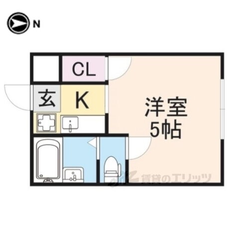 大阪府枚方市岡山手町 枚方市駅 1K アパート 賃貸物件詳細