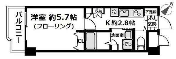 神奈川県川崎市高津区下作延２ 溝の口駅 1K マンション 賃貸物件詳細