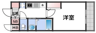 大阪府大阪市西区九条２ 九条駅 1K マンション 賃貸物件詳細