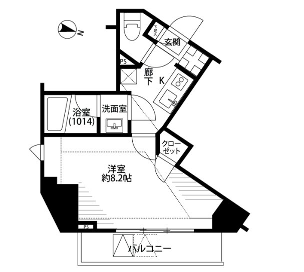 東京都北区神谷１ 王子神谷駅 1K マンション 賃貸物件詳細