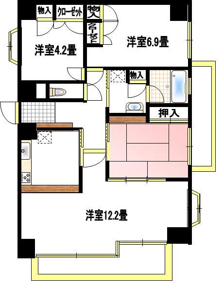 宮城県仙台市青葉区国見６ 東北福祉大前駅 3LDK マンション 賃貸物件詳細