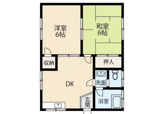 広島県安芸郡府中町山田１ 天神川駅 2DK アパート 賃貸物件詳細