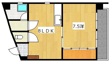 和秀大須賀ビル 5階 1LDK 賃貸物件詳細