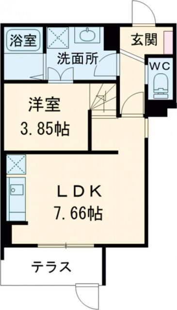 キャルムコート交野２番館 1階 ワンルーム 賃貸物件詳細