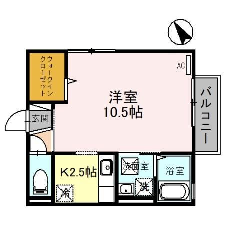 リビングタウン小松弐番館　Ｃ棟 1階 1K 賃貸物件詳細