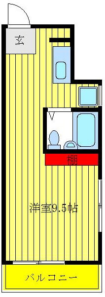 コーラルハイツ蓮根 2階 ワンルーム 賃貸物件詳細