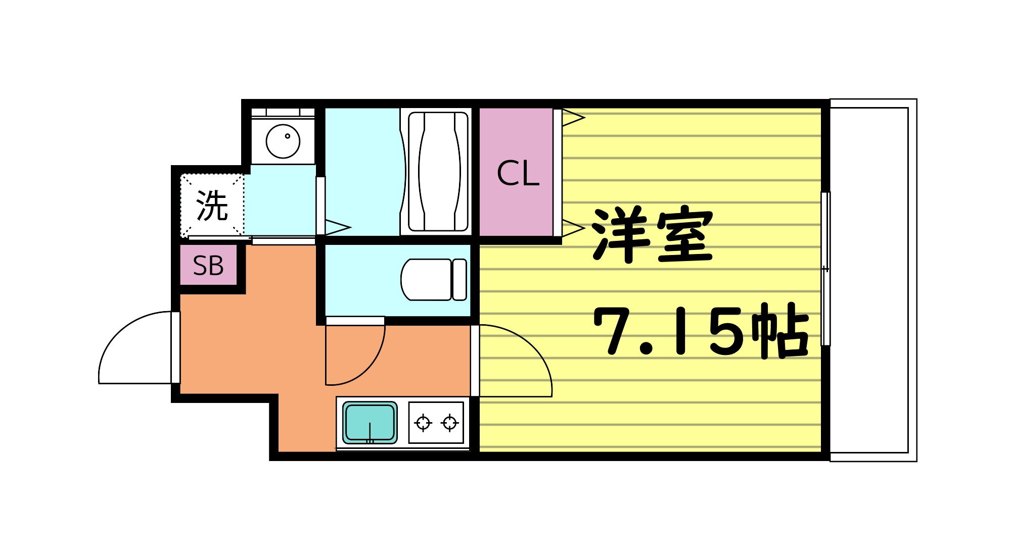 大阪府大阪市東成区中本２ 緑橋駅 1K マンション 賃貸物件詳細