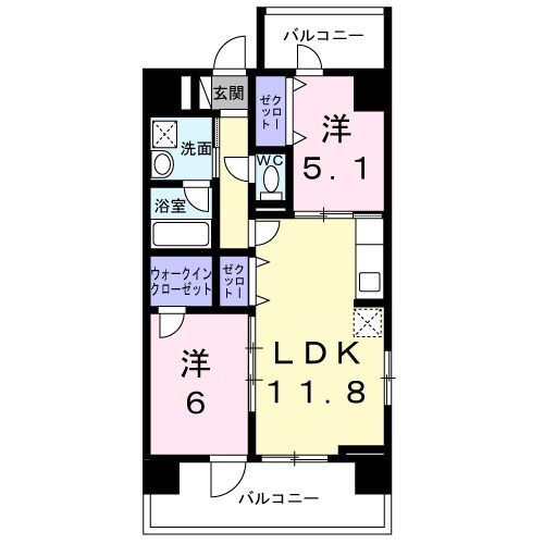 茨城県水戸市桜川２ 水戸駅 2LDK マンション 賃貸物件詳細