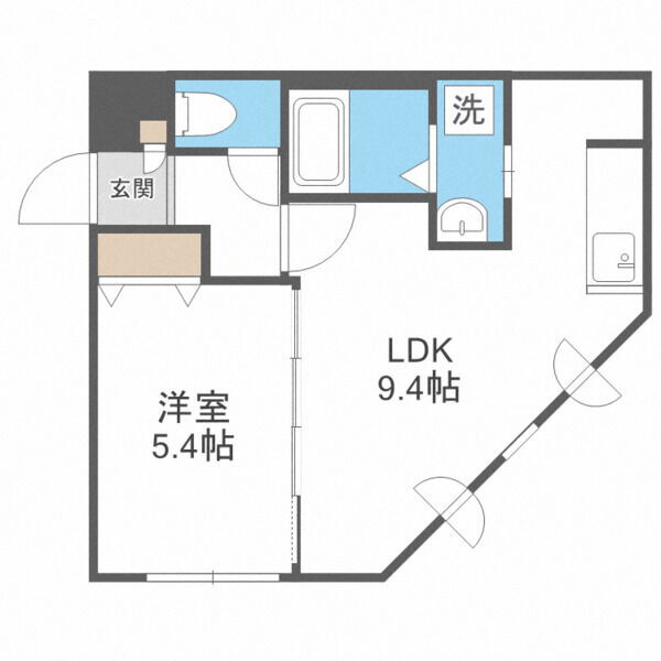 北海道札幌市北区北二十三条西２ 北２４条駅 1LDK マンション 賃貸物件詳細