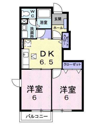 栃木県足利市葉鹿町１ 小俣駅 2DK アパート 賃貸物件詳細