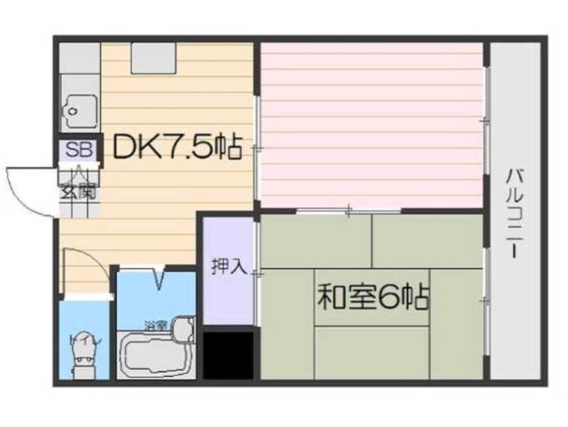 大阪府大阪市平野区流町２ 平野駅 2DK マンション 賃貸物件詳細