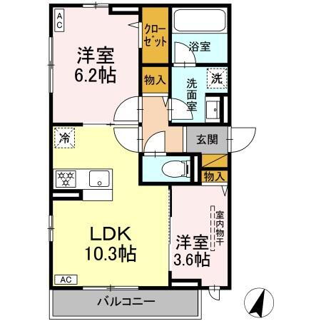 千葉県船橋市習志野台２ 北習志野駅 2LDK アパート 賃貸物件詳細